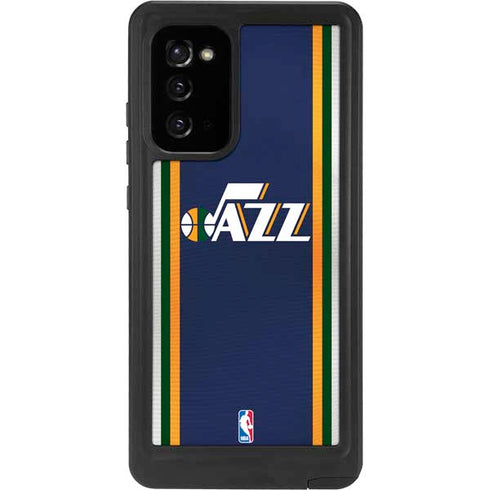 NBA Utah Jazz Team Jersey Galaxy Note20 5G Waterproof Case