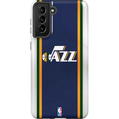 NBA Utah Jazz Team Jersey Galaxy S21 FE Pro Case