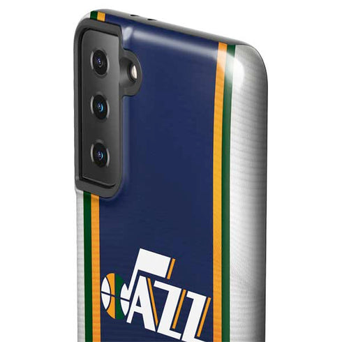 NBA Utah Jazz Team Jersey Galaxy S21 FE Pro Case