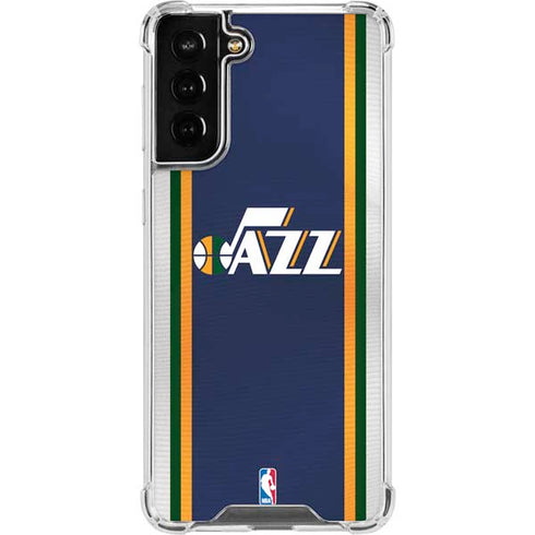 NBA Utah Jazz Team Jersey Galaxy S22 Plus Clear Case
