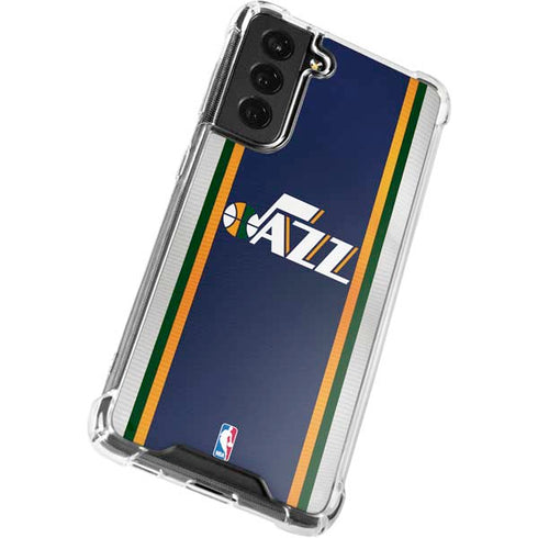 NBA Utah Jazz Team Jersey Galaxy S22 Plus Clear Case