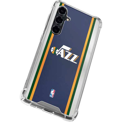 NBA Utah Jazz Team Jersey Galaxy S23 FE Clear Case