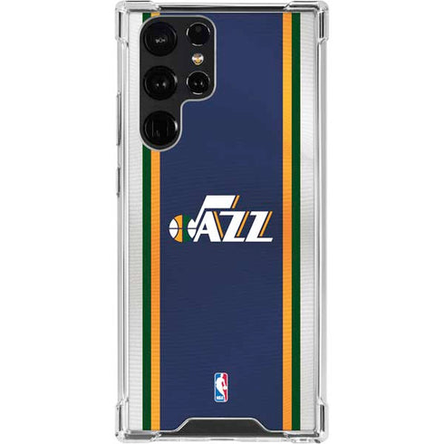 NBA Utah Jazz Team Jersey Galaxy S23 Ultra Clear Case