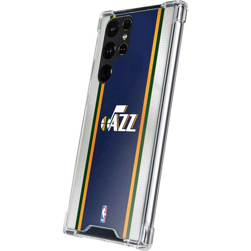 NBA Utah Jazz Team Jersey Galaxy S23 Ultra Clear Case