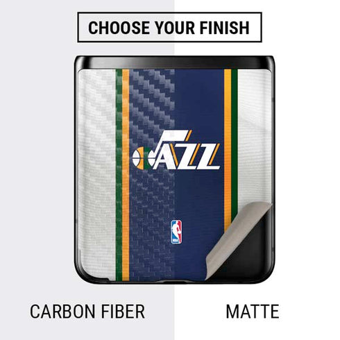 NBA Utah Jazz Team Jersey Galaxy Z Flip Skin