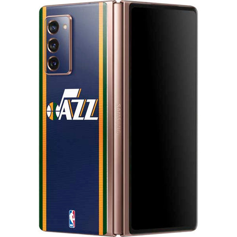 NBA Utah Jazz Team Jersey Galaxy Z Fold2 5G Skin