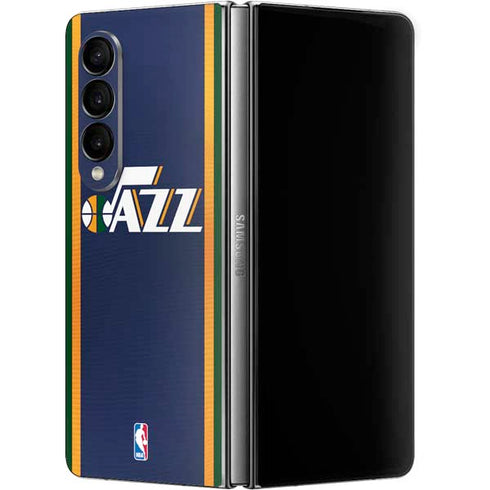 NBA Utah Jazz Team Jersey Galaxy Z Fold4 5G Skin