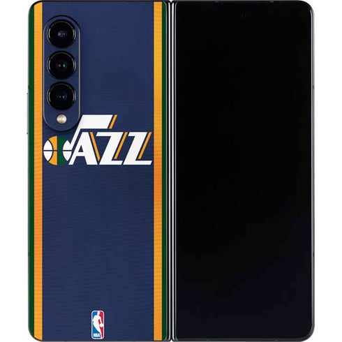 NBA Utah Jazz Team Jersey Galaxy Z Fold4 5G Skin