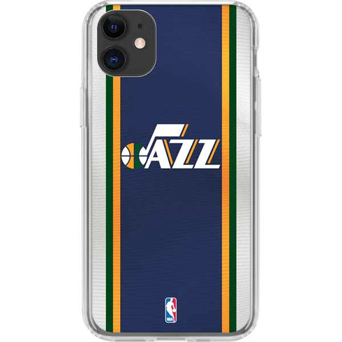 NBA Utah Jazz Team Jersey iPhone 11 Clear Case