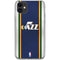 NBA Utah Jazz Team Jersey iPhone 11 Clear Case