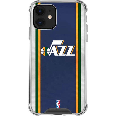NBA Utah Jazz Team Jersey iPhone 12 Clear Case