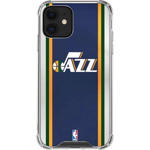 NBA Utah Jazz Team Jersey iPhone 12 Mini Clear Case