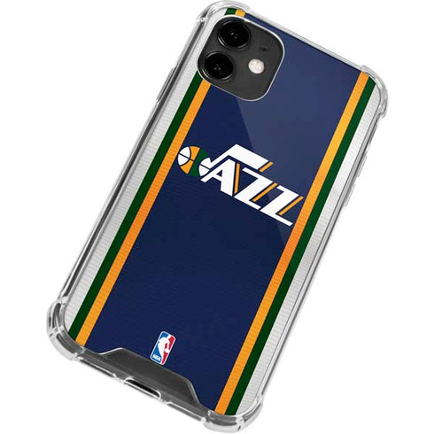 NBA Utah Jazz Team Jersey iPhone 12 Mini Clear Case