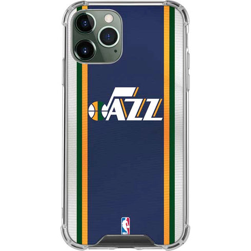 NBA Utah Jazz Team Jersey iPhone 12 Pro Clear Case