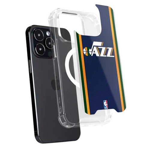 NBA Utah Jazz Team Jersey iPhone 15 Pro Max MagSafe Case