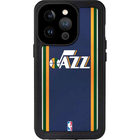 NBA Utah Jazz Team Jersey iPhone 14 Pro Waterproof Case