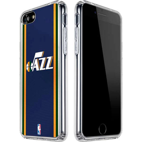 NBA Utah Jazz Team Jersey iPhone SE (2nd & 3rd Gen) Clear Case