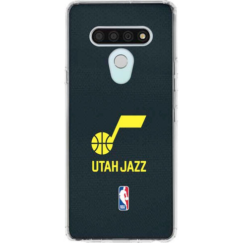 NBA Utah Jazz Team Jersey LG Stylo 6 Clear Case