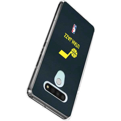 NBA Utah Jazz Team Jersey LG Stylo 6 Clear Case