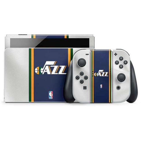 NBA Utah Jazz Team Jersey Nintendo Switch OLED (2021) Skin
