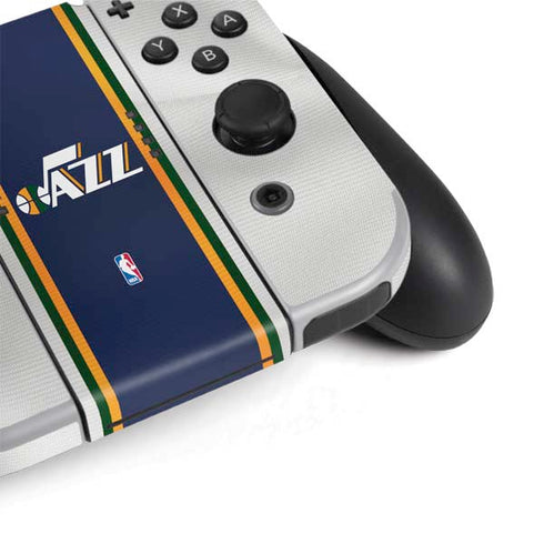 NBA Utah Jazz Team Jersey Nintendo Switch OLED (2021) Skin