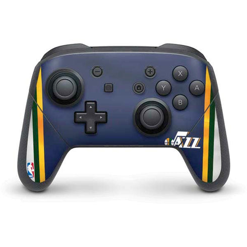 NBA Utah Jazz Team Jersey Nintendo Switch Pro Controller Skin
