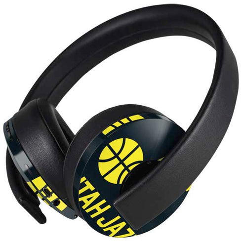 NBA Utah Jazz Team Jersey PlayStation 4 Gold Wireless Headset Skin