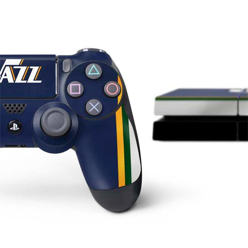 NBA Utah Jazz Team Jersey PS4 Console and Controller Bundle Skin