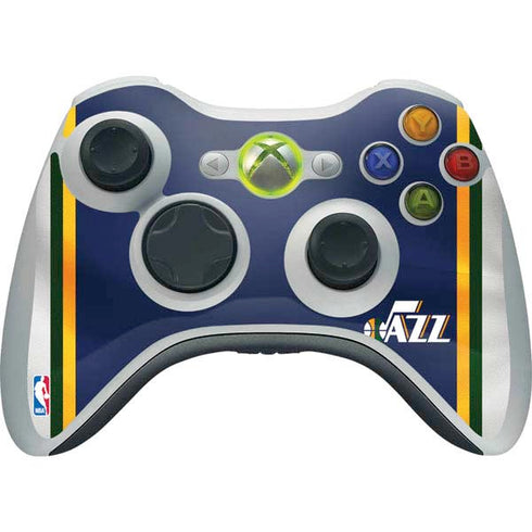 NBA Utah Jazz Team Jersey Xbox 360 Wireless Controller Skin