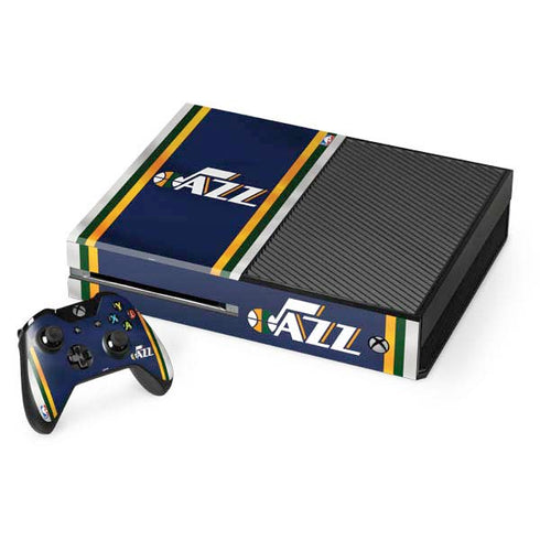 NBA Utah Jazz Team Jersey Xbox One Console and Controller Bundle Skin