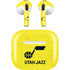 NBA Utah Jazz Yellow Texture Apple AirPods (3rd Gen 2021) Skin