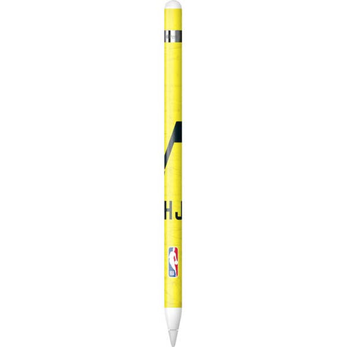 NBA Utah Jazz Yellow Texture Apple Pencil (1st Gen, 2017) Skin