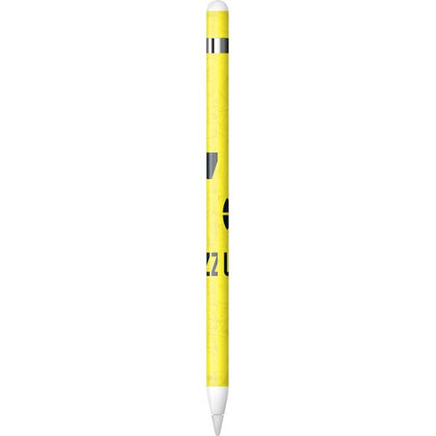 NBA Utah Jazz Yellow Texture Apple Pencil (1st Gen, 2017) Skin