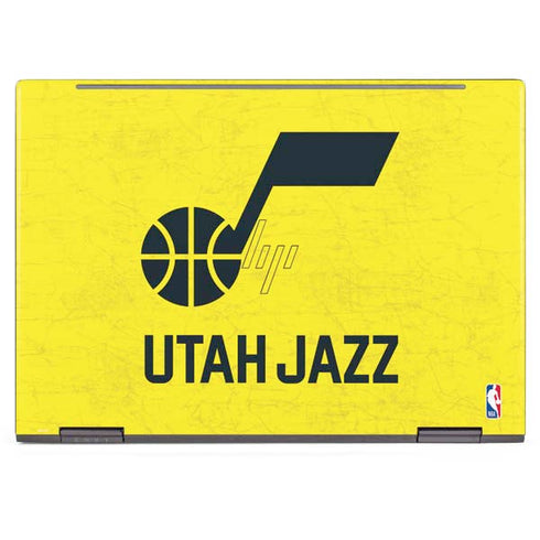 NBA Utah Jazz Yellow Texture HP Envy Skin