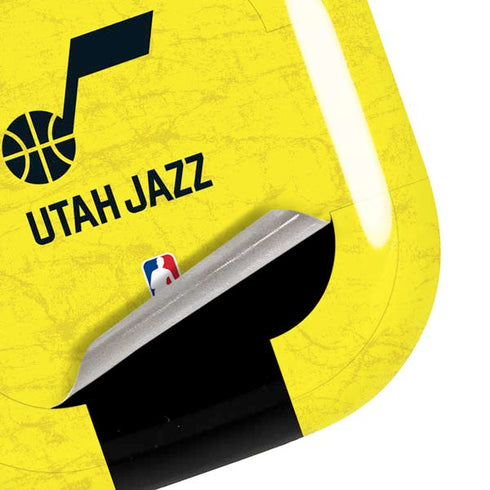 NBA Utah Jazz Yellow Texture Galaxy Buds Live Skin