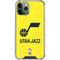 NBA Utah Jazz Yellow Texture iPhone 11 Pro Max Clear Case