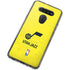 NBA Utah Jazz Yellow Texture LG K51/Q51 Clear Case
