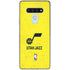 NBA Utah Jazz Yellow Texture LG Stylo 6 Clear Case