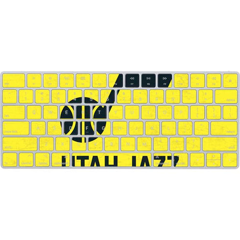 NBA Utah Jazz Yellow Texture Magic Keyboard Skin