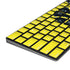 NBA Utah Jazz Yellow Texture Magic Keyboard with Numeric Keypad Skin