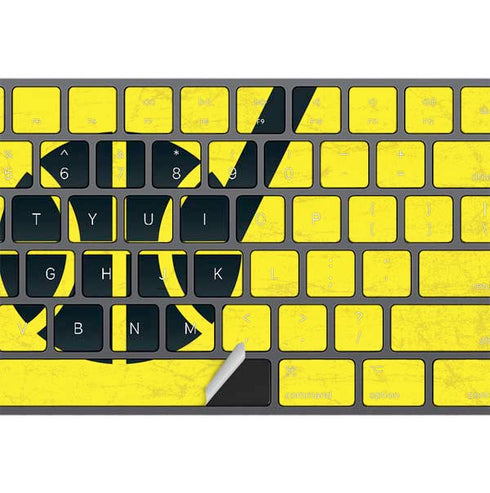 NBA Utah Jazz Yellow Texture Magic Keyboard with Numeric Keypad Skin