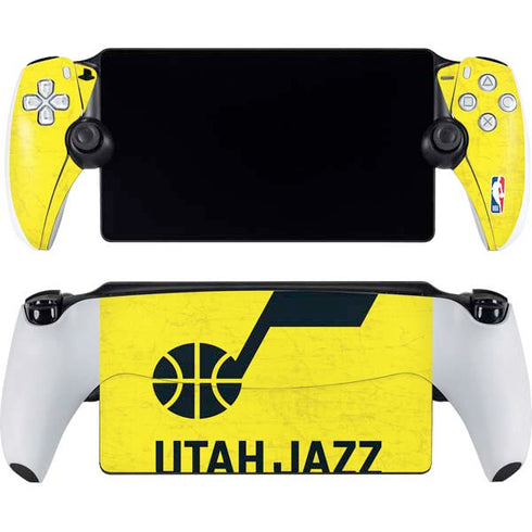 NBA Utah Jazz Yellow Texture PlayStation Portal Remote Player Skin