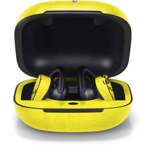 NBA Utah Jazz Yellow Texture PowerBeats Pro Skin