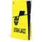 NBA Utah Jazz Yellow Texture PS5 Slim Disk Console Skin