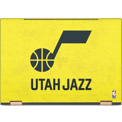 NBA Utah Jazz Yellow Texture HP Spectre Skin