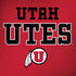 University of Utah Utes Text on Red Dell Alienware Skin