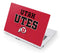 Utah Utes Text on Red Chromebook 13.3in (CB5-311P-T9AB) Skin