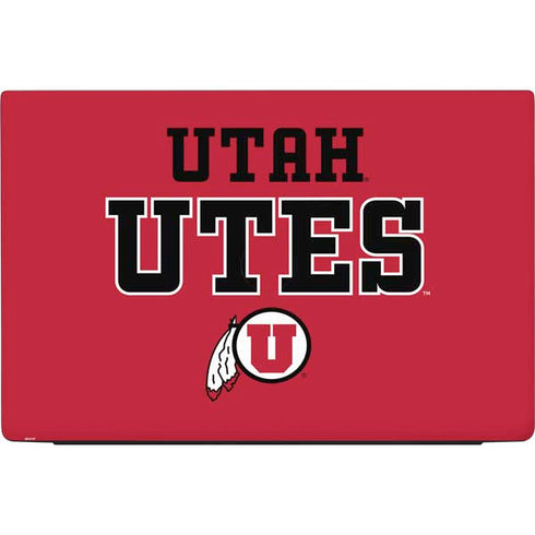 Utah Utes Text on Red Dell Vostro 15 5590 Skin