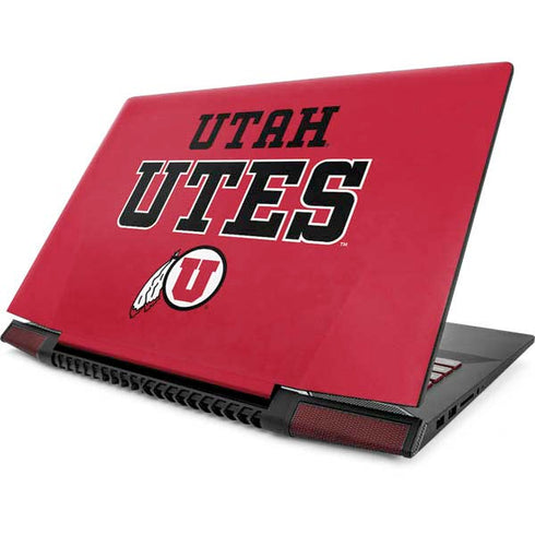 Utah Utes Text on Red Ideapad Y700-15ISK Skin