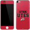 Utah Utes Text on Red iPod Touch (6th Gen 2015) Skin